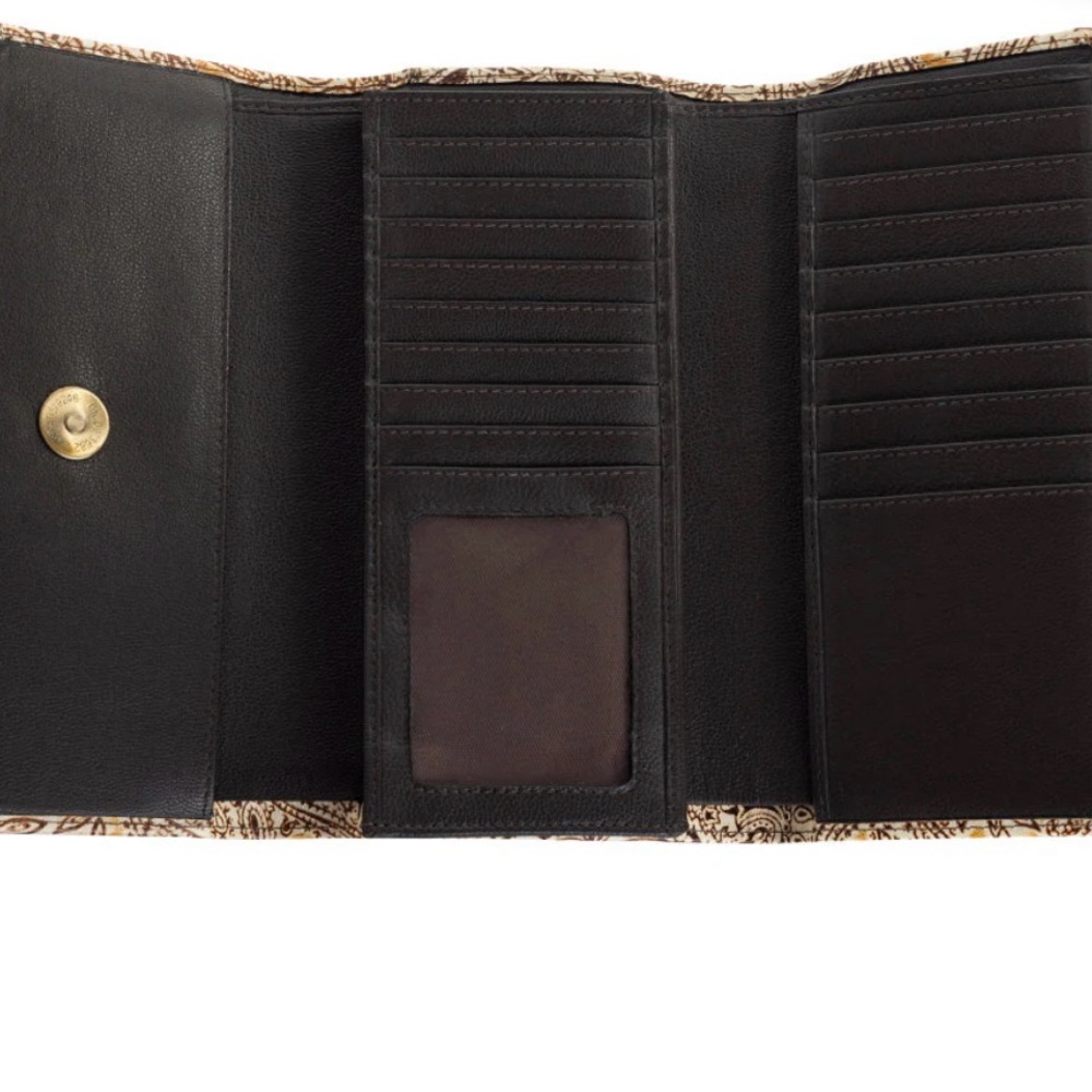 Myra Women’s full size leather wallet.  Full size Wallet Myra Wallet NWT - Picture 4 of 5